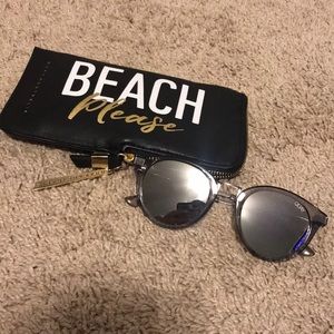 Quay Gotta Run Sunglasses and Case